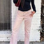 Gap y2k light Pink low-rise flare pants sz 6 Photo 0
