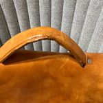 None Vintage Genuine Leather Crossbody Saddle Bag. Tan Boho Western Satchel / Hanmade Photo 4