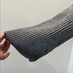 Banana Republic  100% Merino Wool Stich Mock Neck Sweater (Sz S) Gray Bell Sleeve Photo 3