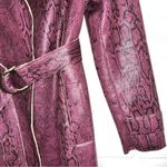Urban Outfitters Belted Snakeskin Trench Coat Photo 9