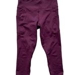 Zyia  Active Plum Purple Capri Leggings 6-8 Photo 0