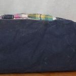 J.Crew Madras Plaid Patchwork Tote Style Purse Photo 3