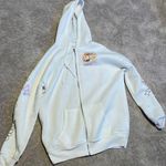 Orange Kiss Graphic zip up hoodie Photo 0