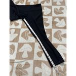 Lululemon ‎ Black Crop Leggings Athletic Wear Size 4 Photo 7
