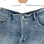 Good American  Bombshell Shorts Distressed Cutoff Denim‎ Stretch Blue276 Size 16 Photo 2