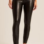 Abercrombie & Fitch Abercrombie Curve Love Leather Skinny Pants Photo 0