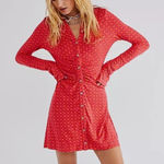 Free People  Shayla Mini Long Sleeve Dress Photo 0