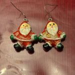 Vintage 90s Santa Claus Earrings Photo 1