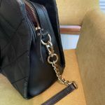 Kate Spade Emerson Place Olivera Quilted Satchel Black and Gold Photo 2