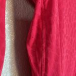 Athleta Athlete Urbanite Textured Top Serpentine Red Snake Print Button Down Shirt S Photo 6