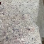 J.Jill Pure Cream Speckled Open Front Linen Silk Blend Cardigan Size M/L Photo 3