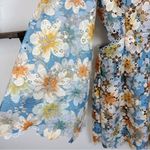 Elliatt NWT Dandelion Lace Cut Out Mini Dress in Blue Multi Size Small Photo 1
