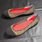 Rothy's  Womens Little Cat Square Toe Leopard Print Flats‎ Shoes 10.5 Photo 2