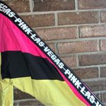 PINK - Victoria's Secret RARE Victoria’s Secret PINK Colorblock Neon Pink Yellow Los Angeles Windbreaker Photo 7