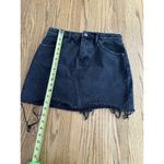 Forever 21  Women's Raw Hem Distressed Denim Jean Mini Short Skirt Size M Photo 5