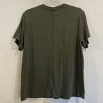 Lululemon  All Yours Boyfriend Tee Shirt in Dark Olive - Size 4 Photo 7