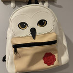 Officially Licensed Harry Potter Hogwarts Hedwig White Owl Mini Backpack W Photo 0