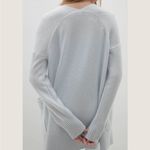NEW NakedCashmere Tory Cashmere Open Cardigan Cloud Blue Size L Photo 4