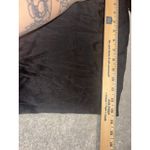 Madewell ‎ Women's Harlow Wide Leg Pleated Satin Black Trousers Size 14 Photo 9