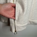Athleta  Oatmeal Cozy Karma Funnel Neck Side Zip Pullover Sweatshirt Size M Photo 9