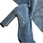 Stuart Weitzman  90MM Highland Block Heel Suede Over The Knee Boots Blue 6 Photo 6