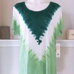 Nanette Lepore Tee Swing Tie Dye Celestial Green Stretch Top Size S NWT $38.00 Photo 1