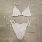 l*space πL*π Bikini Set Brittany Top + Lennox Bottom ~ Gloss Gator Large L NWT Photo 8