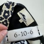 3.1 Phillip Lim  Tank Top Womens 2 Black White‎ Animal Print Layered Silk Photo 3