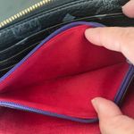 MCM Visetos Monogram Zip Around Wallet Black Gold Studded Photo 11