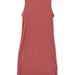 Hurley  Sleeveless Ribbed Side Slit Maxi Dress in Faded Rose Photo 0