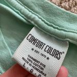 Comfort Colors AOPi Texas Alpha Omicron Pi Sorority T-Shirt Size Large Blue EUC Photo 2