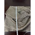 MNG Casual Metallic Textured Mini Skirt with Bow Detail Women's Size XS Gold Photo 6