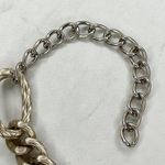 Fabric Flowers Silver Chain Belt Y2K Festival Style Large/Extra Large ✨ Photo 7