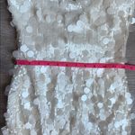 Meshki  Romilly Sequin Mini Dress in Ivory XXS Photo 5