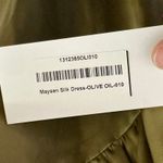 Reformation NWT  Maysen Silk Formal Maxi Dress Olive Oil Green Photo 9