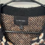 Anthropologie  La Fee Verte Animal Print open front cardigan with pockets size XS Photo 2