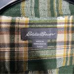 Eddie Bauer green plaid flannel button down shirt size small Photo 1