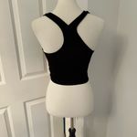 Urban Outfitters Black V Neck Tank Crop Top Photo 2