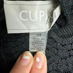 cupio NWT  black lace short sleeve blouse size 3X I38 Photo 4