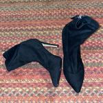 Saks 5th Avenue SAKS FIFTH AVENUE BLACK SOCK BOOT STILETTO HEELS BOOTIE Photo 1