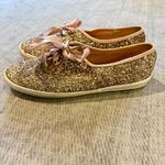 Kate Spade Keds x  Rose Gold Glitter Sneakers 9 Photo 7