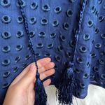 Lavender Brown NWT  Cedric Eyelet top navy Photo 3