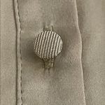 Antonio Melani  Gold Silk Button Up Tie Front Blouse Top Womens Size XS Photo 8