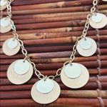 Talbots  Gold Layered Disc Necklace Photo 3