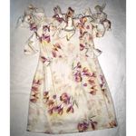 Elliatt NWT  Krystale Floral Print Bow Detail Strapless Mini Dress Size Small Photo 1