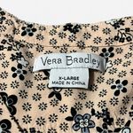 Vera Bradley  Pink and Black Floral Print Short Sleeve Top, Size X-Large Photo 1