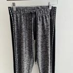 PINK - Victoria's Secret Pink Victoria Secret Athletic Striped Black Gray Skinny Jogger Pants Size XS Photo 5