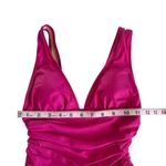 J.Crew Radiant Fuchsia Ruched V Photo 1
