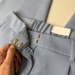 Old Navy  Trouser Pants Womens M Blue Extra High Rise Taylor Wide Leg Pleated Photo 4