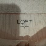 Loft New Oversized Square Neck Pink Top Long Sleeve Size Small Photo 4